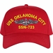 USS Oklahoma City SSN-723 with Dolphins Custom Embroidered Cap