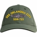 USS Oklahoma City SSN-723 with Dolphins Custom Embroidered Cap