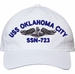 USS Oklahoma City SSN-723 with Dolphins Unstructured Dad Cap