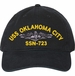 USS Oklahoma City SSN-723 with Dolphins Unstructured Dad Cap