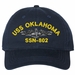 USS Oklahoma SSN-802 with Dolphins Unstructured Dad Cap