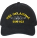 USS Oklahoma SSN-802 with Dolphins Unstructured Dad Cap