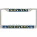 USS Olympia SSN-717 License Plate Frame