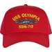 USS Olympia SSN-717 with Dolphins Custom Embroidered Cap