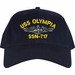 USS Olympia SSN-717 with Dolphins Custom Embroidered Cap