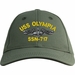 USS Olympia SSN-717 with Dolphins Custom Embroidered Cap