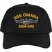USS Omaha SSN-692 Dolphins Embroidered Cap