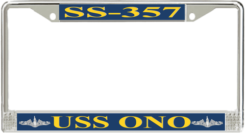 USS Ono SS-357 License Plate Frame