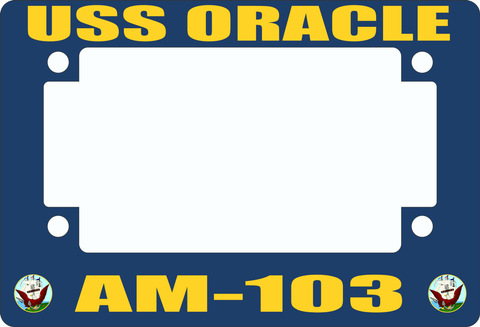 USS Oracle AM-103 Motorcycle Frame