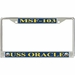 USS Oracle MSF-103 License Plate Frame