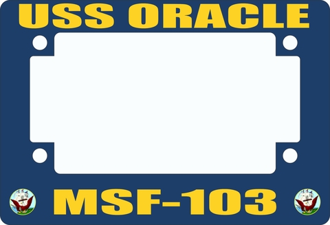 USS Oracle MSF-103 Motorcycle Frame