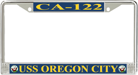 USS Oregon City CA-122 License Plate Frame