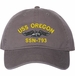 USS Oregon SSN-793 with Dolphins Unstructured Dad Cap