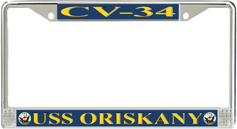 USS Oriskany CV-34 License Plate Frame