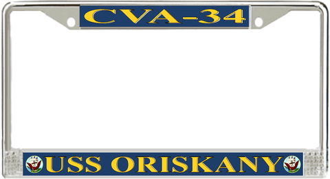 USS Oriskany CVA-34 License Plate Frame