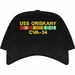 USS Oriskany CVA-34 with Vietnam Service Ribbons Embroidered Cap
