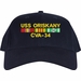 USS Oriskany CVA-34 with Vietnam Service Ribbons Embroidered Cap