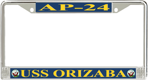 USS Orizaba AP-24 License Plate Frame