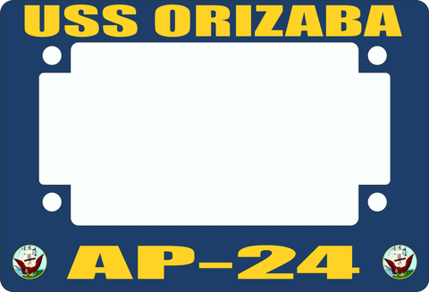 USS Orizaba AP-24 Motorcycle Frame