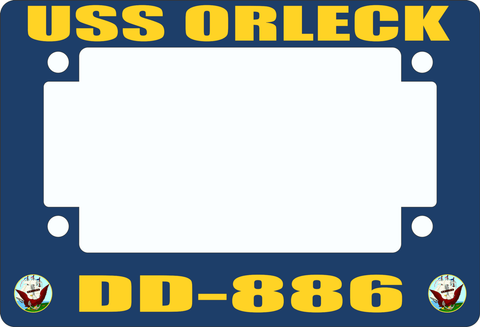 USS Orleck DD-886 Motorcycle Frame