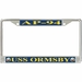 USS Ormsby AP-94 License Plate Frame