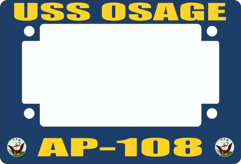 USS Osage AP-108 Motorcycle Frame