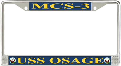 USS Osage MCS-3 License Plate Frame