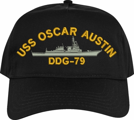USS Oscar Austin DDG-79 Embroidered Cap