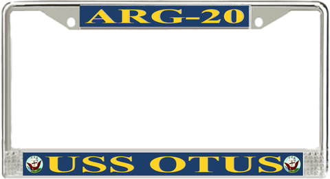 USS Otus ARG-20 License Plate Frame