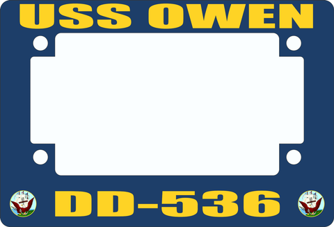 USS Owen DD-536 Motorcycle Frame
