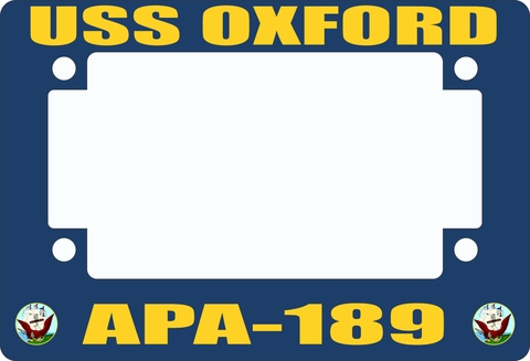 USS Oxford APA-189 Motorcycle Frame