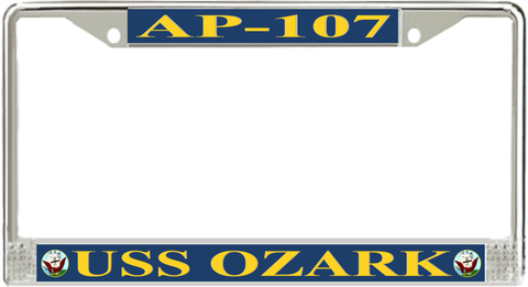 USS Ozark AP-107 License Plate Frame