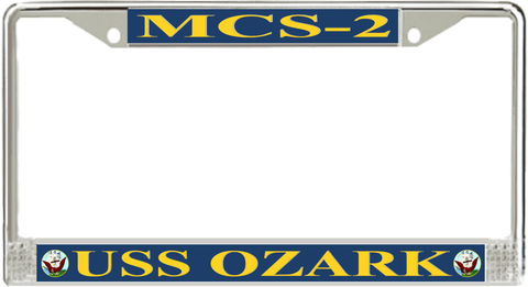 USS Ozark MCS-2 License Plate Frame