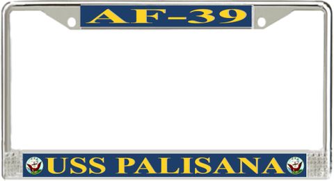 USS Palisana AF-39 License Plate Frame