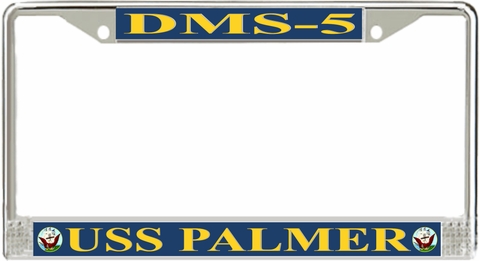 USS Palmer DMS-5 License Plate Frame