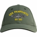 USS Pampanito SS-383 with Dolphins Custom Embroidered Cap
