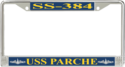 USS Parche SS-384 License Plate Frame