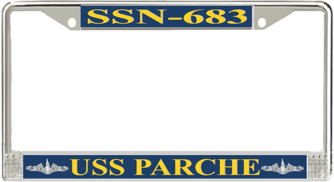 USS Parche SSN-683 License Plate Frame