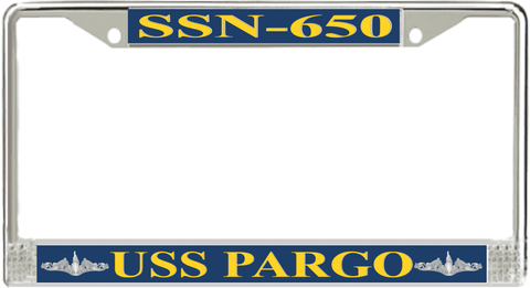 USS Pargo SSN-650 License Plate Frame