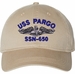 USS Pargo SSN-650 with Dolphins Unstructured Dad Cap