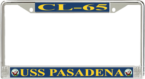 USS Pasadena CL-65 License Plate Frame