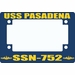 USS Pasadena SSN-752 Motorcycle Frame