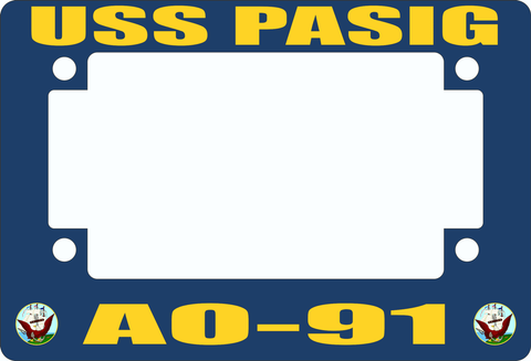 USS Pasig AO-91 Motorcycle Frame