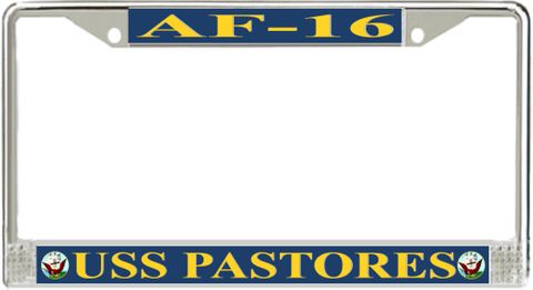 USS Pastores AF-16 License Plate Frame