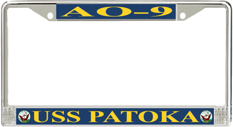 USS Patoka AO-9 License Plate Frame