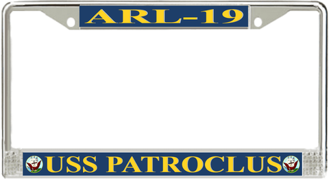 USS Patroclus ARL-19 License Plate Frame