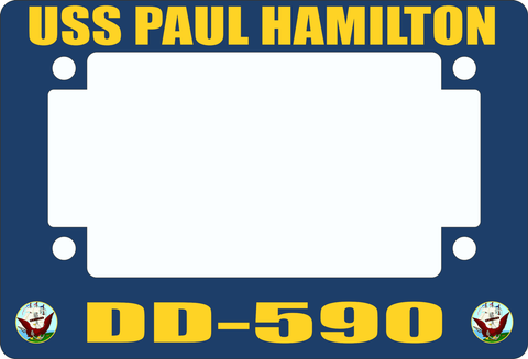 USS Paul Hamilton DD-590 Motorcycle Frame