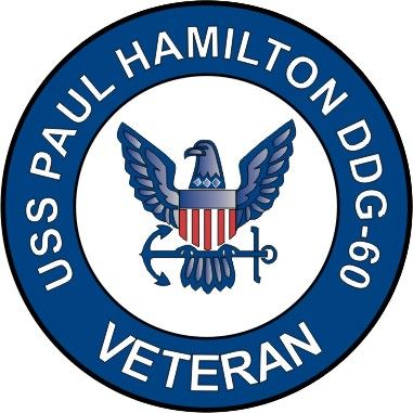 USS Paul Hamilton DDG-60 Veteran Decal Sticker
