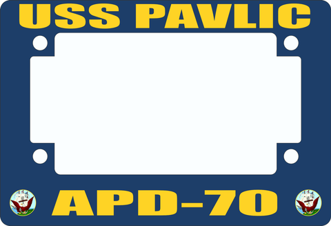 USS Pavlic APD-70 Motorcycle Frame