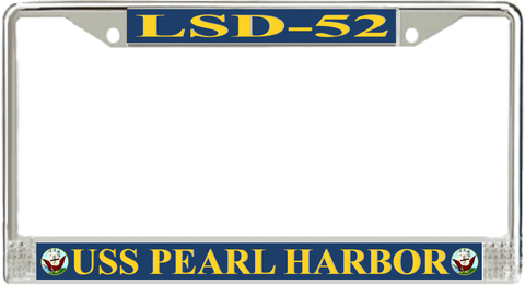 USS Pearl Harbor LSD-52 License Plate Frame